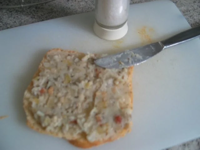 Brotaufstrich: Schweineschmalz mit Apfel, Majoran und Zwiebeln - Rezept - Bild Nr. 12