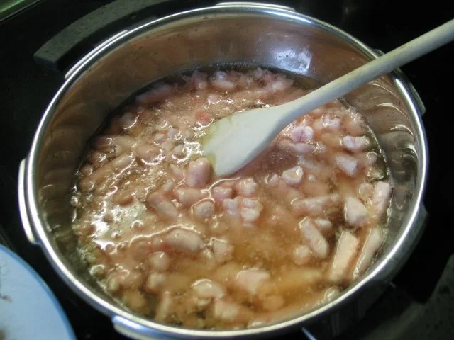 Brotaufstrich: Schweineschmalz mit Apfel, Majoran und Zwiebeln - Rezept - Bild Nr. 7