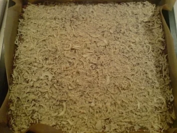 Rezept: Hackfleisch auf dem Blech Hackfleisch auf dem Blech - Rezept