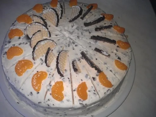Schkokusstorte mit Mandarinen - Rezept