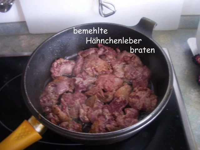 Hähnchenleber auf Feldsalat - Rezept - Bild Nr. 11