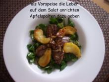 Hähnchenleber auf Feldsalat - Rezept