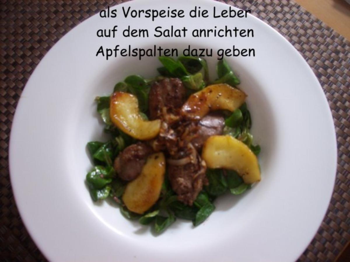 Hähnchenleber auf Feldsalat - Rezept By biggipu