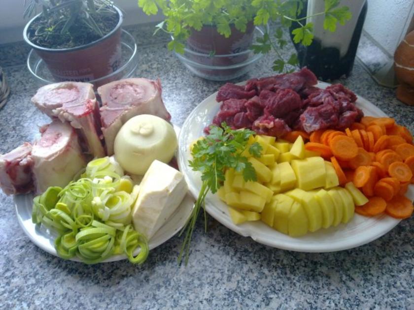 Gemüsesuppe mit Rindfleisch - einfach - von Sinderella