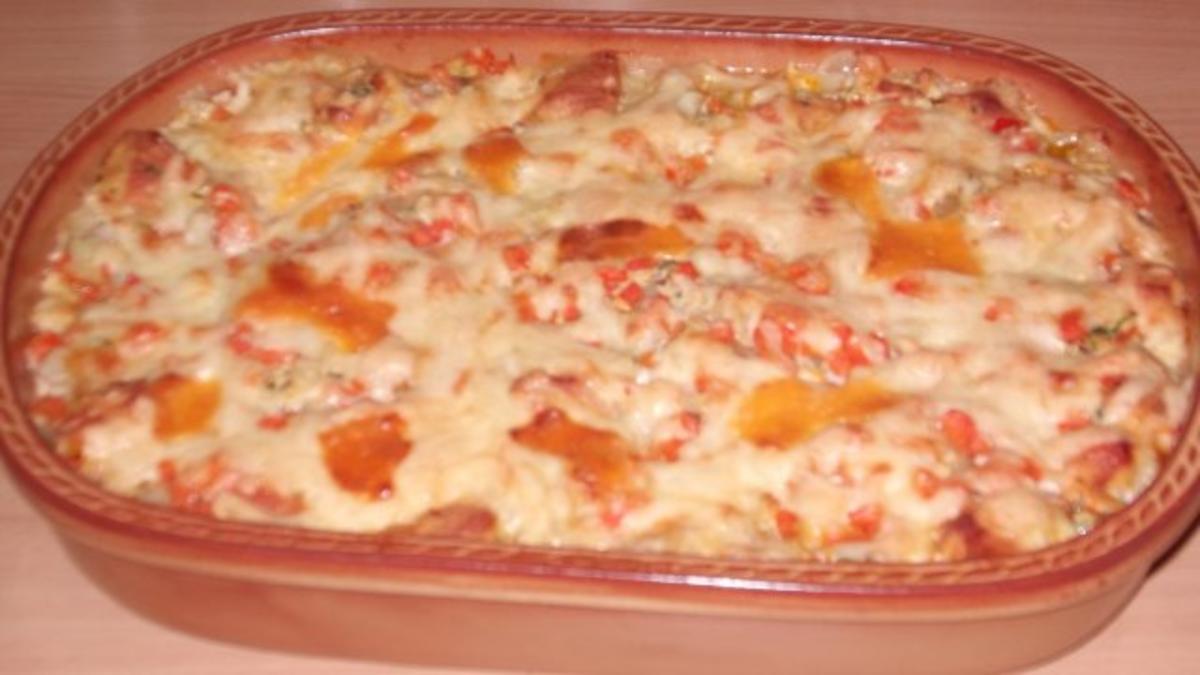 Gemüse – Lasagne mit Putenbrust - Rezept