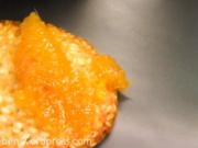 Sesamplätzchen mit Orangenmarmelade - Rezept