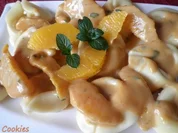 Karamelisiertes Orangen - Minz - Sößchen ... - Rezept