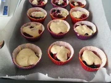 Waldfrucht Muffins - Rezept