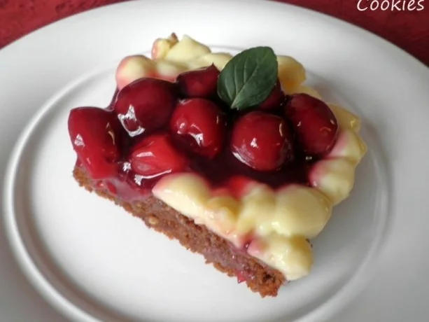 Kirschen, Pudding, Schokolade, Nüsse ... - Rezept