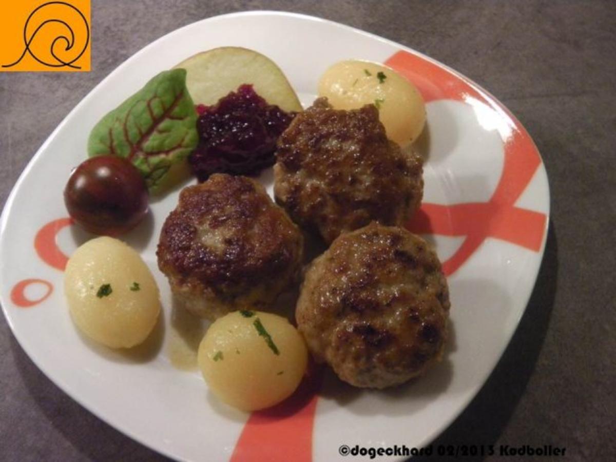 Dänische Fleischbällchen in Currysoße - sydvestjyske kødboller - Rezept - Bild Nr. 3