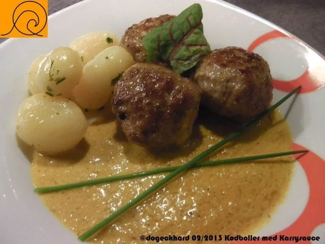Rezept: Dänische Fleischbällchen in Currysoße - sydvestjyske kødboller Bild Nr. 12 Dänische Fleischbällchen in Currysoße - sydvestjyske kødboller - Rezept - Bild Nr. 12