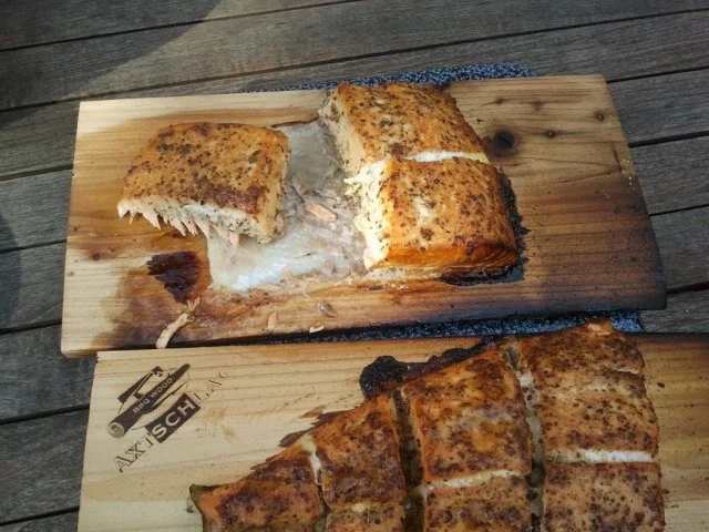 Lachs auf Zedernholz gegrillt - Rezept - Bild Nr. 7