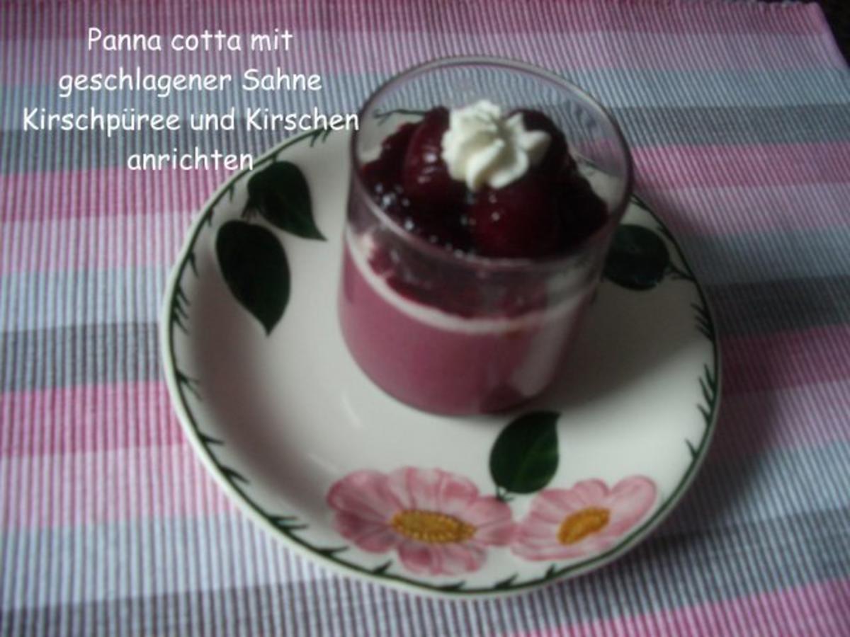 Kirsch - Panna cotta - Rezept