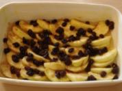 Apfelauflauf mit Haube - Rezept