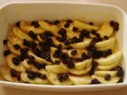 Apfelauflauf mit Haube - Rezept