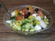 Horiatiki salata   -  Grichischer Bauernsalat - Rezept