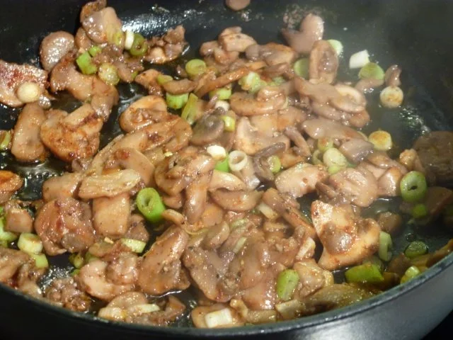 Kalbsschnitzel mit einem schwarzen Gemüse - Rezept - Bild Nr. 6