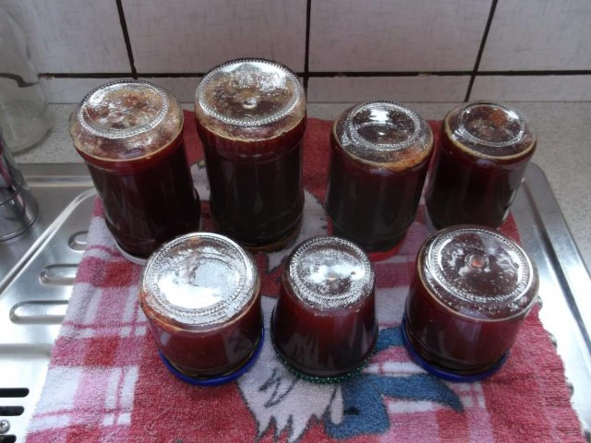 Blutorangen-Marmelade mit Rotwein,Zimt und Nelken - Rezept