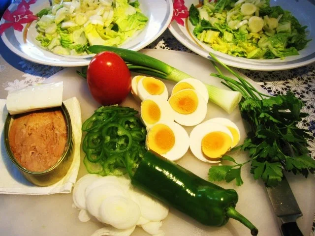 Großer Salat zum "Sattwerden" ... - Rezept - Bild Nr. 2