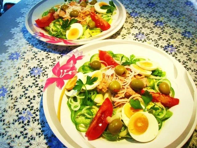 Großer Salat zum "Sattwerden" ... - Rezept - Bild Nr. 3