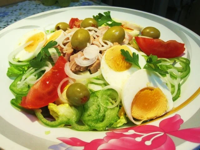 Großer Salat zum "Sattwerden" ... - Rezept - Bild Nr. 6