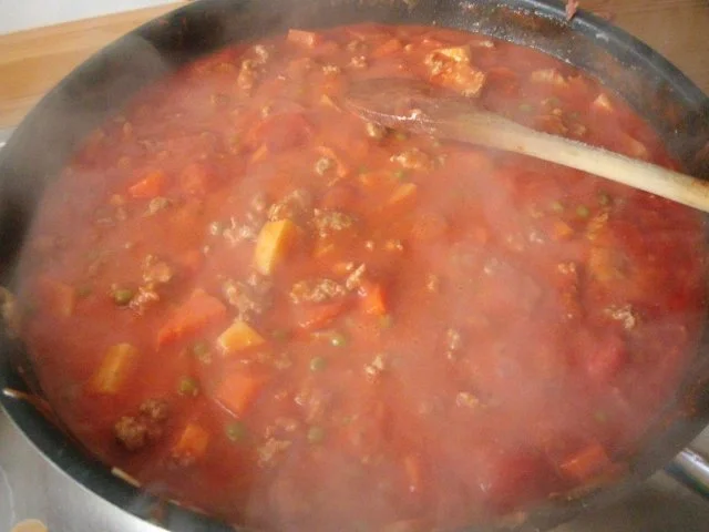 Rote Spätzle in roter Soße - Rezept - Bild Nr. 8