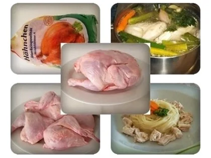 Anti - Grippe Hähnchen Suppe mit Nestnudeln - Rezept - Bild Nr. 5