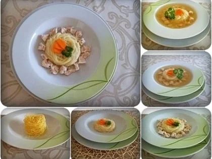 Anti - Grippe Hähnchen Suppe mit Nestnudeln - Rezept - Bild Nr. 8