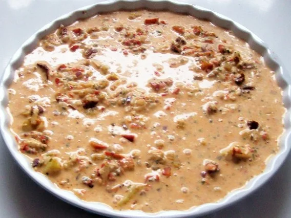 Rezept: Würziges Ofen-Kartoffel-Omelett mit Pecorino und getrockneten Tomaten Bild Nr. 8 Würziges Ofen-Kartoffel-Omelett mit Pecorino und getrockneten Tomaten - Rezept - Bild Nr. 8