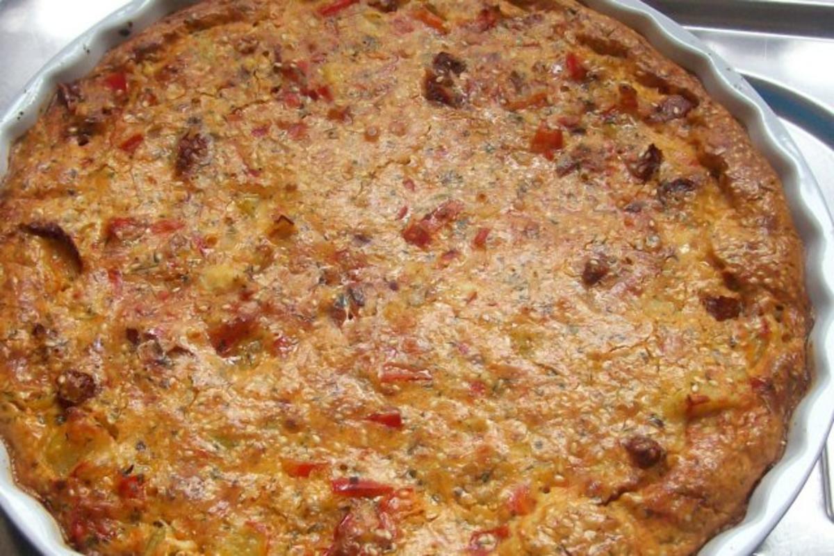 Würziges Ofen-Kartoffel-Omelett mit Pecorino und getrockneten Tomaten - Rezept - Bild Nr. 9