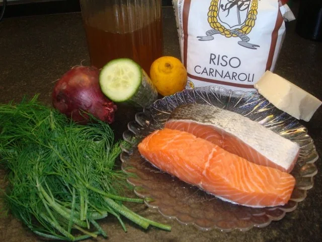 Lachs mit Dill-Risotto - Rezept - Bild Nr. 2