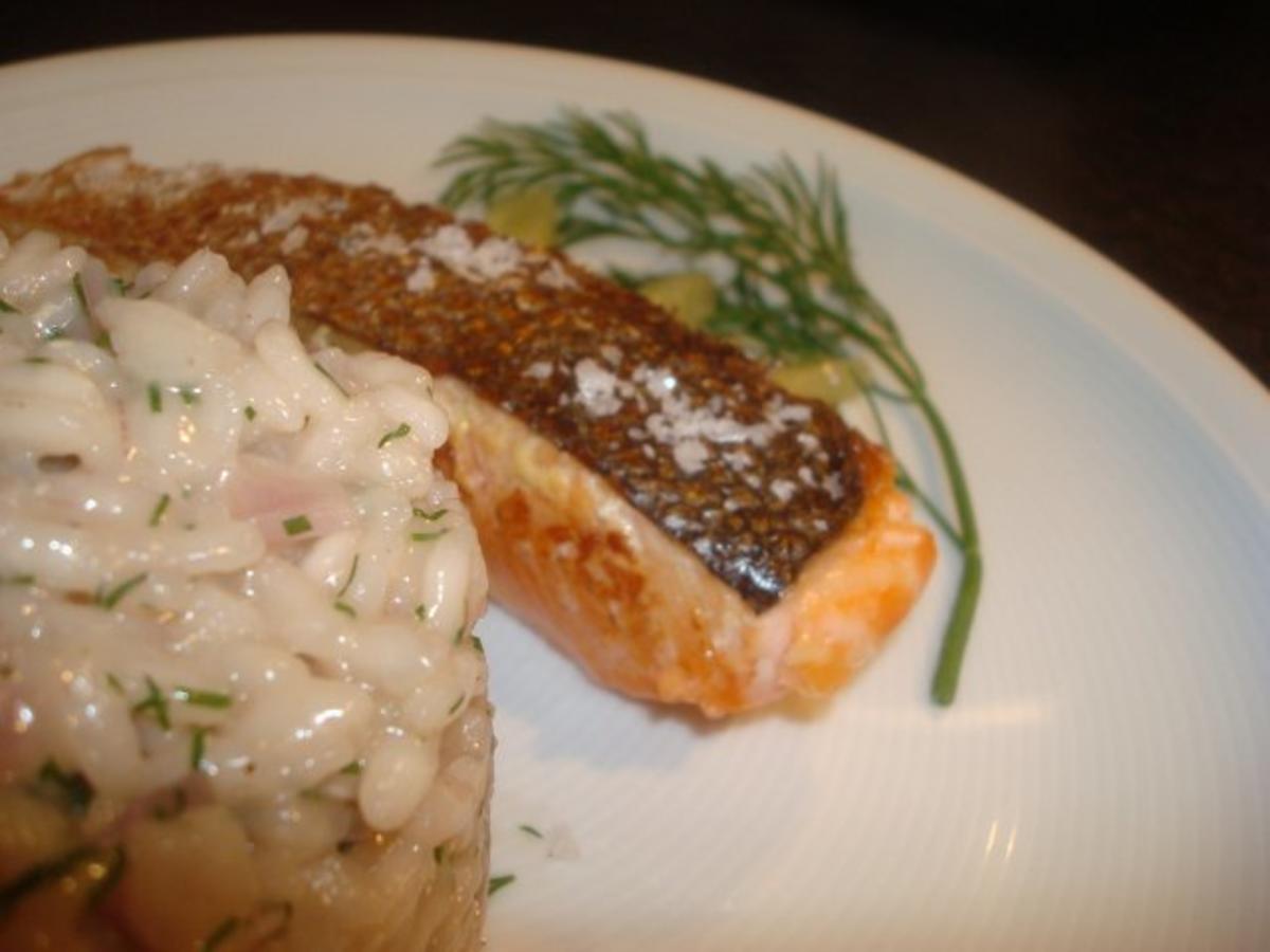 Lachs mit Dill-Risotto - Rezept - Bild Nr. 5