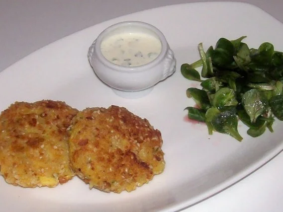 Rezept: Beilagen/Hauptgericht: Kartoffel-Apfel-Plätzchen mit Aprikosen-Schmand-Dip Bild Nr. 11 Beilagen/Hauptgericht: Kartoffel-Apfel-Plätzchen mit Aprikosen-Schmand-Dip - Rezept - Bild Nr. 11