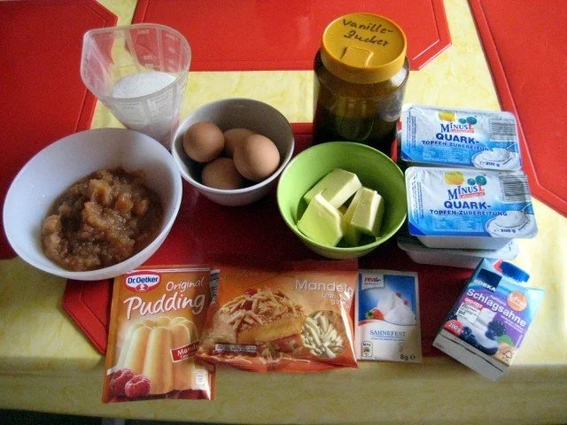 Apfelmus - Quark - Kuchen - Rezept - Bild Nr. 2