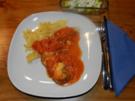 Schweineröllchen mit Mozarella - Rezept