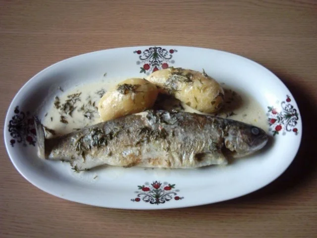 Kräuterforelle mit Sahnesoße - Rezept - Bild Nr. 2