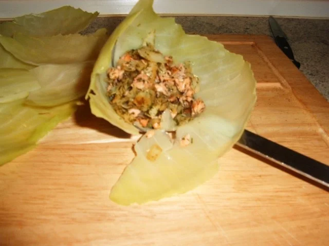 Rezept: Räucherlachs-Krautwickel Bild Nr. 6 Räucherlachs-Krautwickel - Rezept - Bild Nr. 6