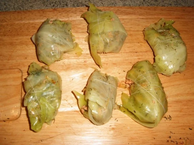 Rezept: Räucherlachs-Krautwickel Bild Nr. 7 Räucherlachs-Krautwickel - Rezept - Bild Nr. 7