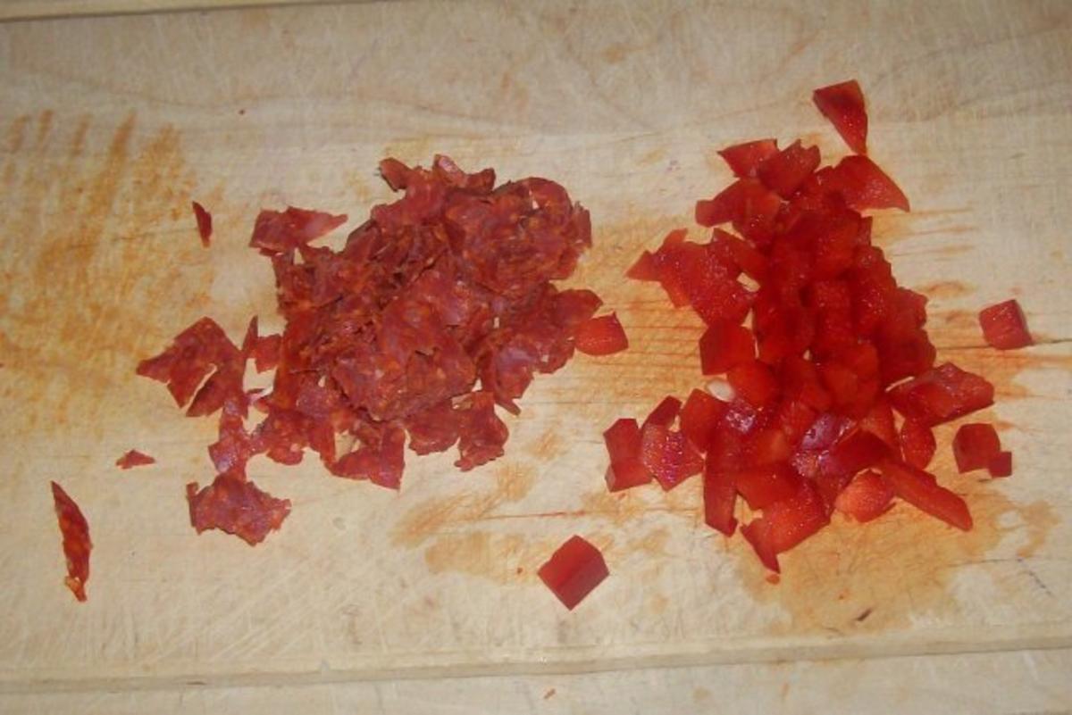 Vorspeise/Snack: Kleine Zwiebelfladen mit Paprika und Chorizo - Rezept - Bild Nr. 10