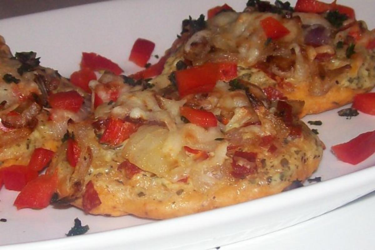 Vorspeise/Snack: Kleine Zwiebelfladen mit Paprika und Chorizo - Rezept - Bild Nr. 15