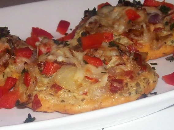 Vorspeise/Snack: Kleine Zwiebelfladen mit Paprika und Chorizo - Rezept - Bild Nr. 15