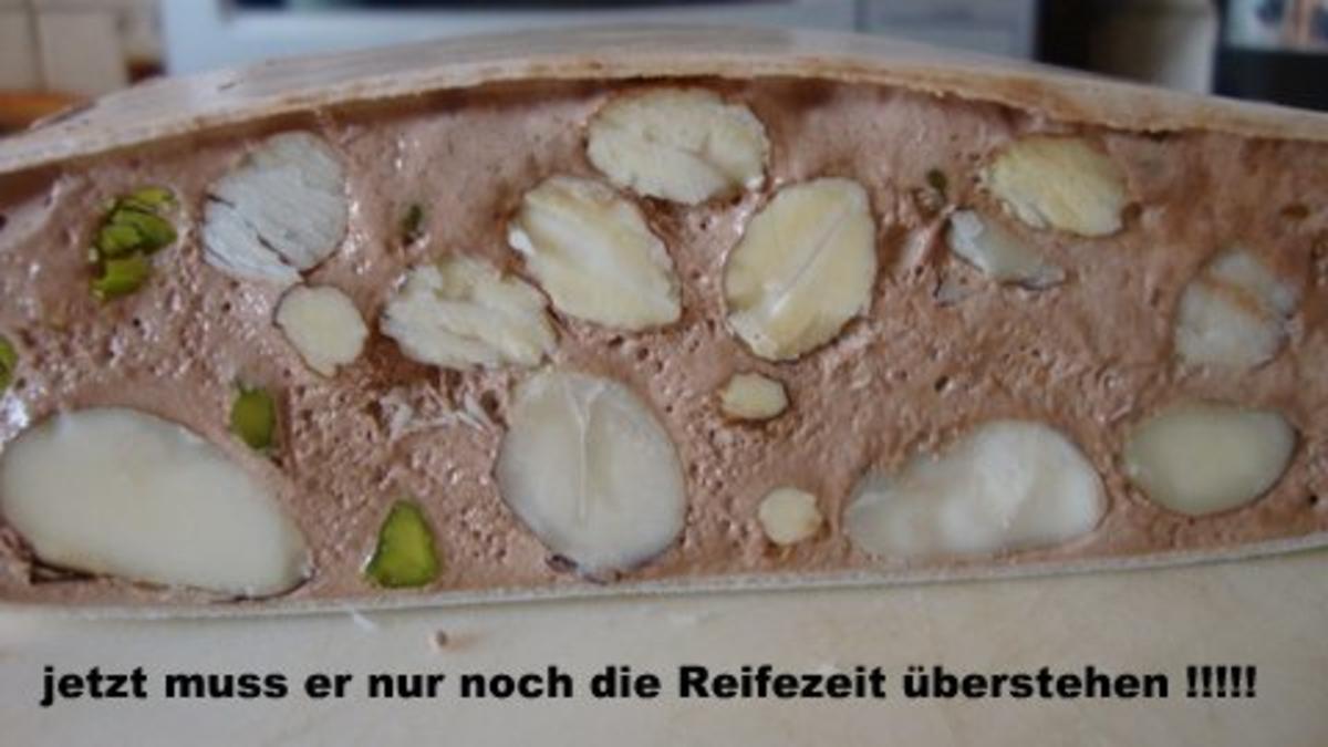 Bilder für Schoko-Nuß Nougat ( Torrone ) - Rezept