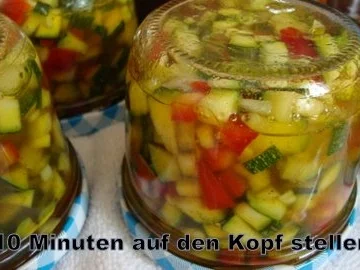 Süß-sauer eingelegte Curry-Zucchinis - Rezept - Bild Nr. 11