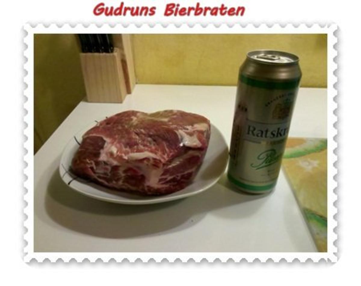 Fleisch: Bierbraten â la Gudrun - Rezept - Bild Nr. 2
