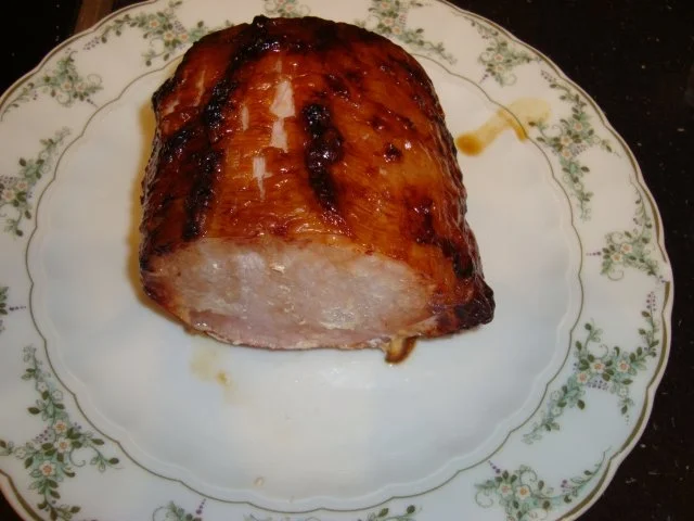 Kasseler-Lachs mit Honigkruste an Champignon-Camembert-Sauce - Rezept - Bild Nr. 8