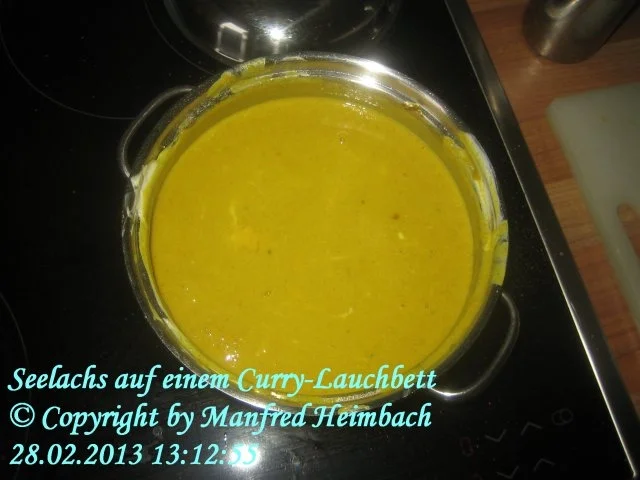Rezept: Fisch – Seelachs auf einem Curry-Lauchbett Bild Nr. 10 Fisch – Seelachs auf einem Curry-Lauchbett - Rezept - Bild Nr. 10