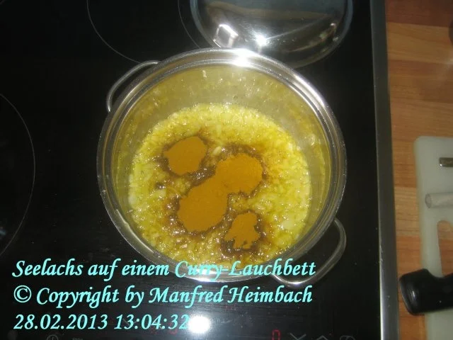 Rezept: Fisch – Seelachs auf einem Curry-Lauchbett Bild Nr. 11 Fisch – Seelachs auf einem Curry-Lauchbett - Rezept - Bild Nr. 11