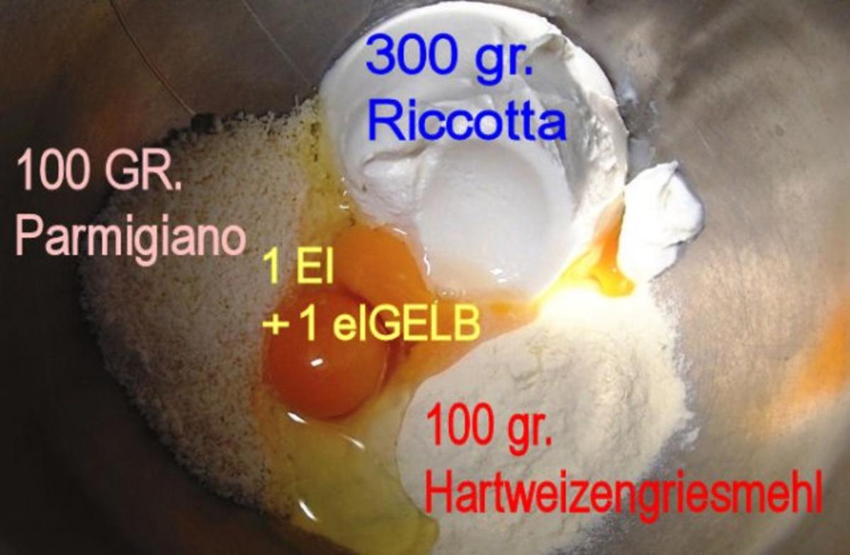 Gnocchi di Ricotta-Parmigiano Pomodoro - Rezept - Bild Nr. 3