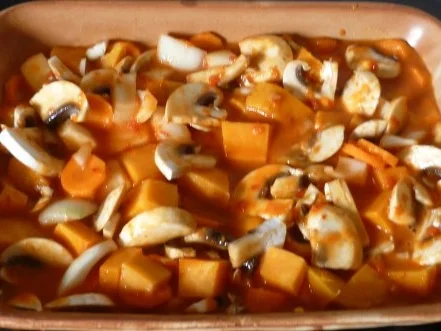 Vegetarisches - Süsskartoffel-Auflauf - Rezept - Bild Nr. 3