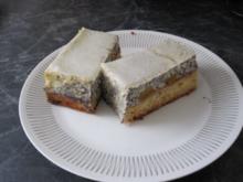 Quark-Mohn-Kuchen vom Blech - Rezept
